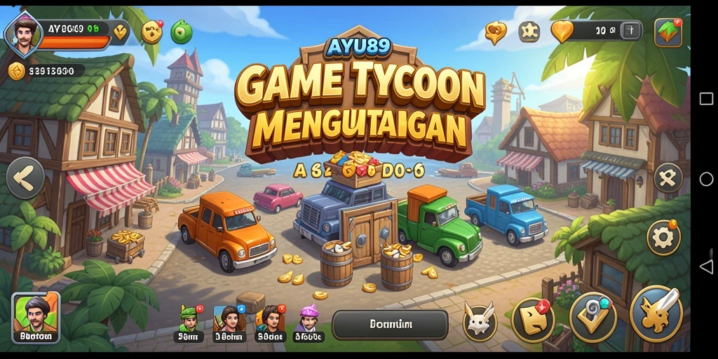 Tampilan layar utama gameplay AYU89 yang seru.