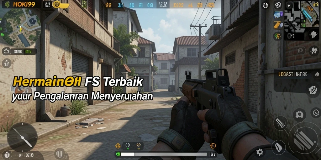 Screenshot HOKI99 menampilkan aksi seru dalam pertempuran FPS.