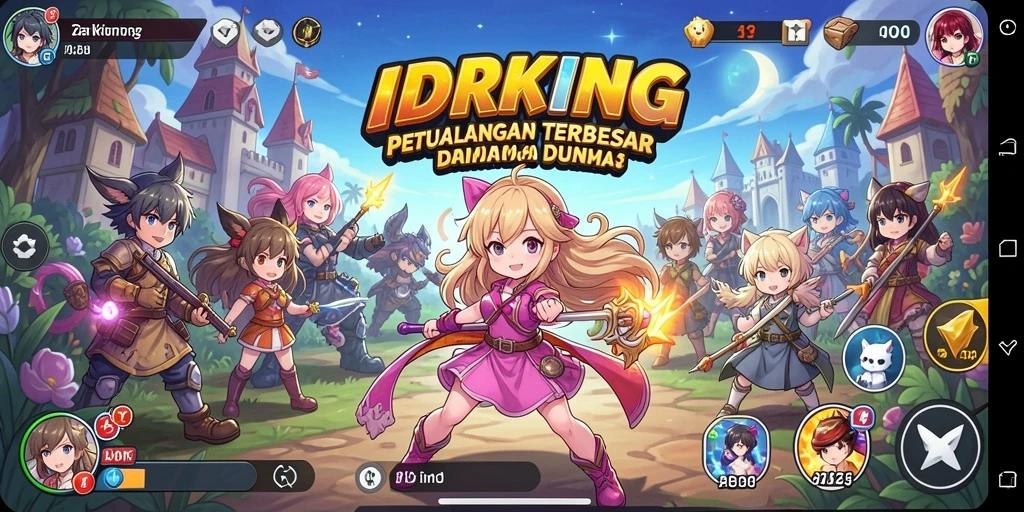 Tampilan gameplay <strong>IDRKING</strong> yang menarik dan penuh aksi.