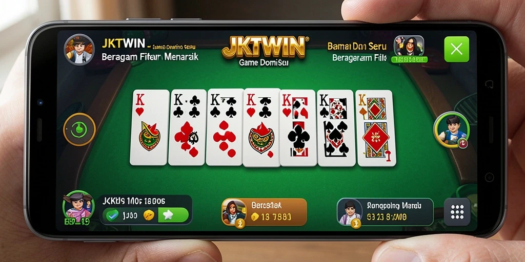 Tampilan gameplay seru dari JKTWIN dengan beberapa pemain bermain bersama.