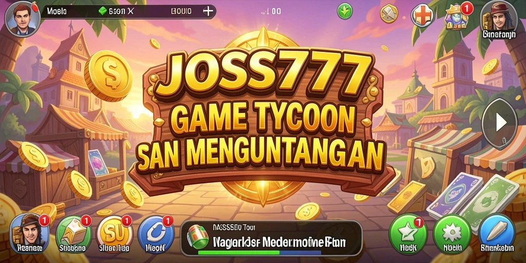 Tampilan gameplay JOSS777 yang mengesankan di dunia Tycoon.