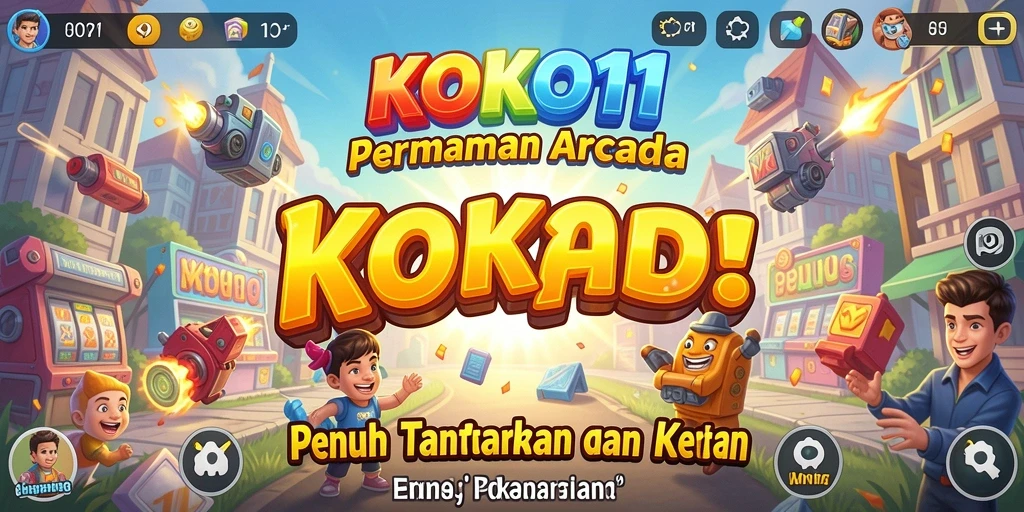 Screenshot gameplay KOKO11 menampilkan aksi seru dalam mode arcade.