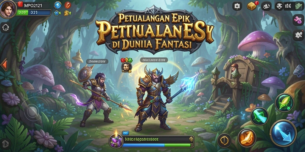 Tampilan aksi seru dalam gameplay MPO2121 yang penuh petualangan.