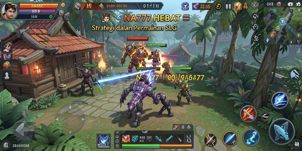 Tampilan gameplay SLG yang mendebarkan dan strategis.