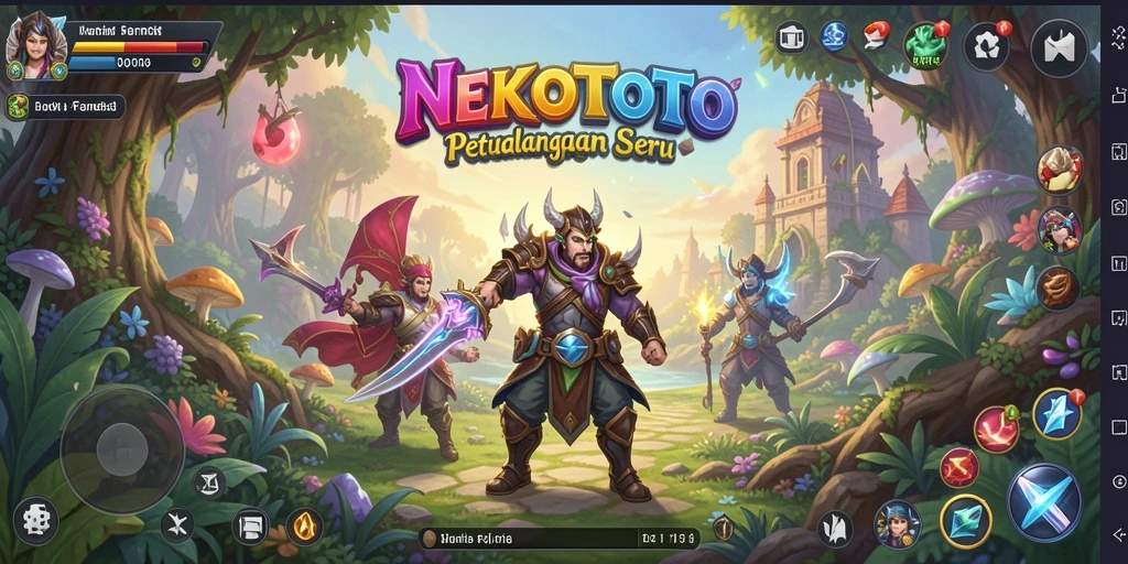 Gameplay RPG yang seru dan menantang di NEKOTOTO.