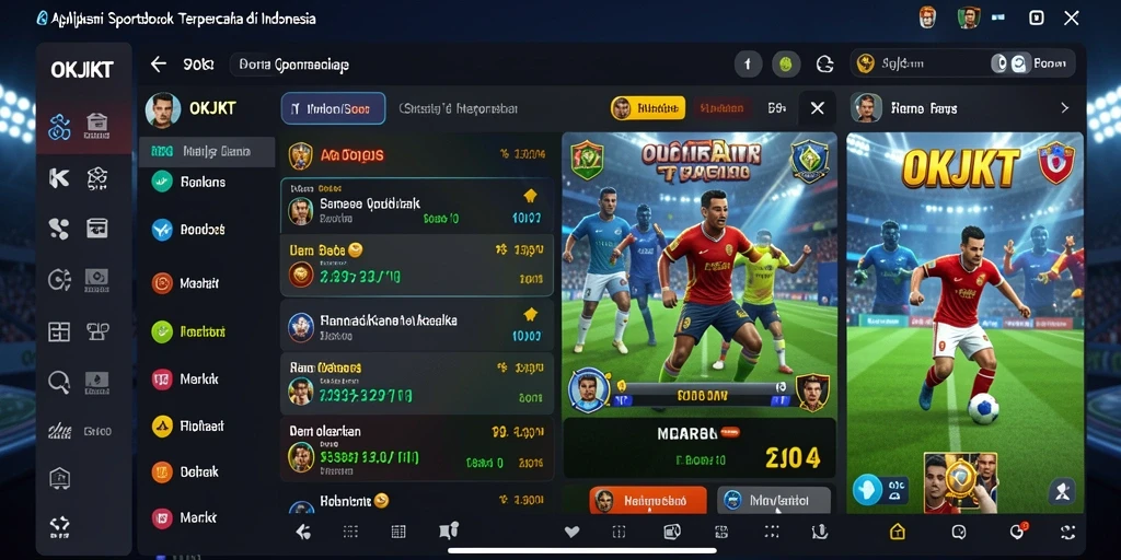Tampilan gameplay OKJKT dalam taruhan olahraga yang menarik.