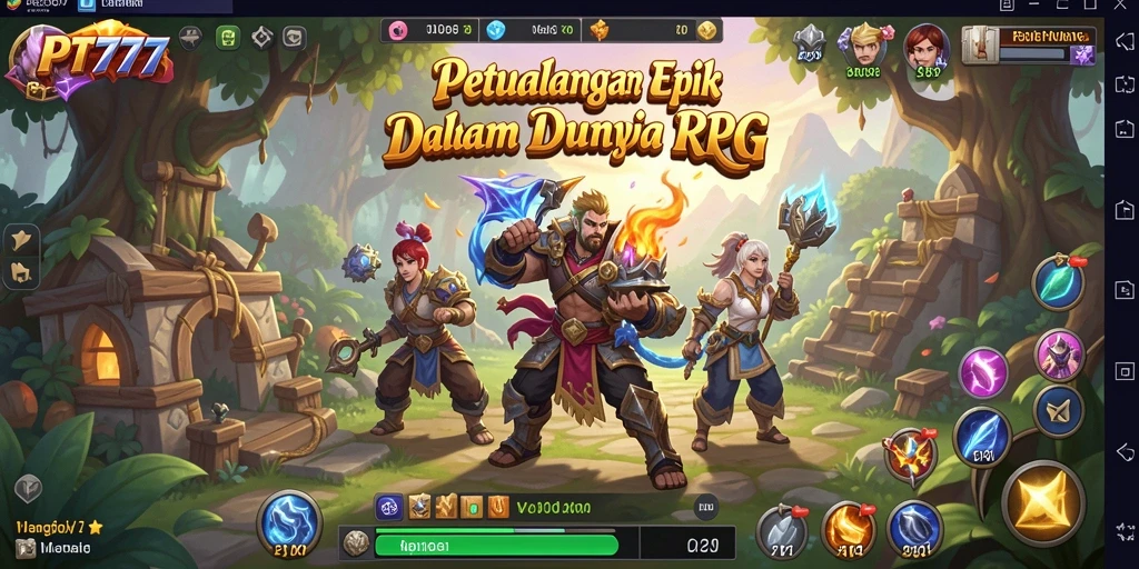 Gameplay PT777 yang menegangkan dalam dunia RPG menanti Anda.