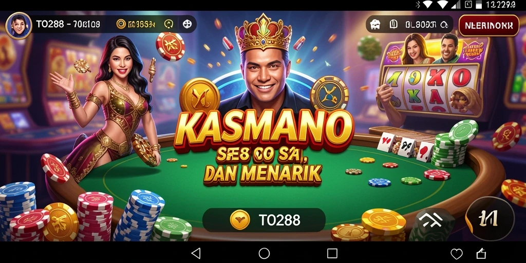 Tampilan gameplay kasino yang mengasyikkan dari TO288.