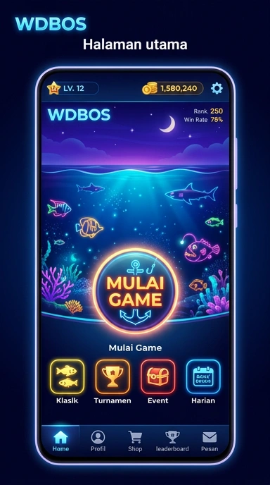 Salah satu halaman aplikasi di wdbos menampilkan informasi detail.